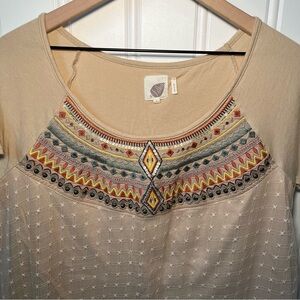 Anthropologie by Lilka Embroidered Tulle Sequined Yoke Women’s L